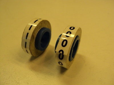 PANDUIT PMDR-0 PMDR-1 WIRE MARKER TAPE 1 ROLL OF EACH NEW - $7.95