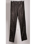 Ralph Lauren Black Label Laced Lambskin Leather Pants sz 6 - £286.73 GBP