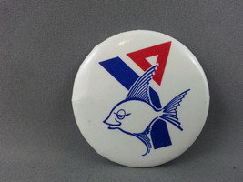 Vintage YMCA Summer Camp Pin - Group Angel Fish - $12.00