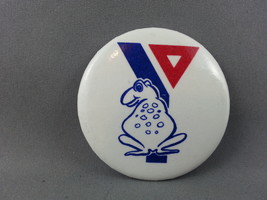 Vintage YMCA Summer Camp Pin - Group Frog  - $12.00