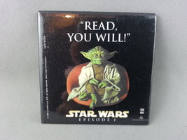 Star Wars Episode 1 Promo Pin - Featuring Yoda - Read This You Will !! - £11.74 GBP