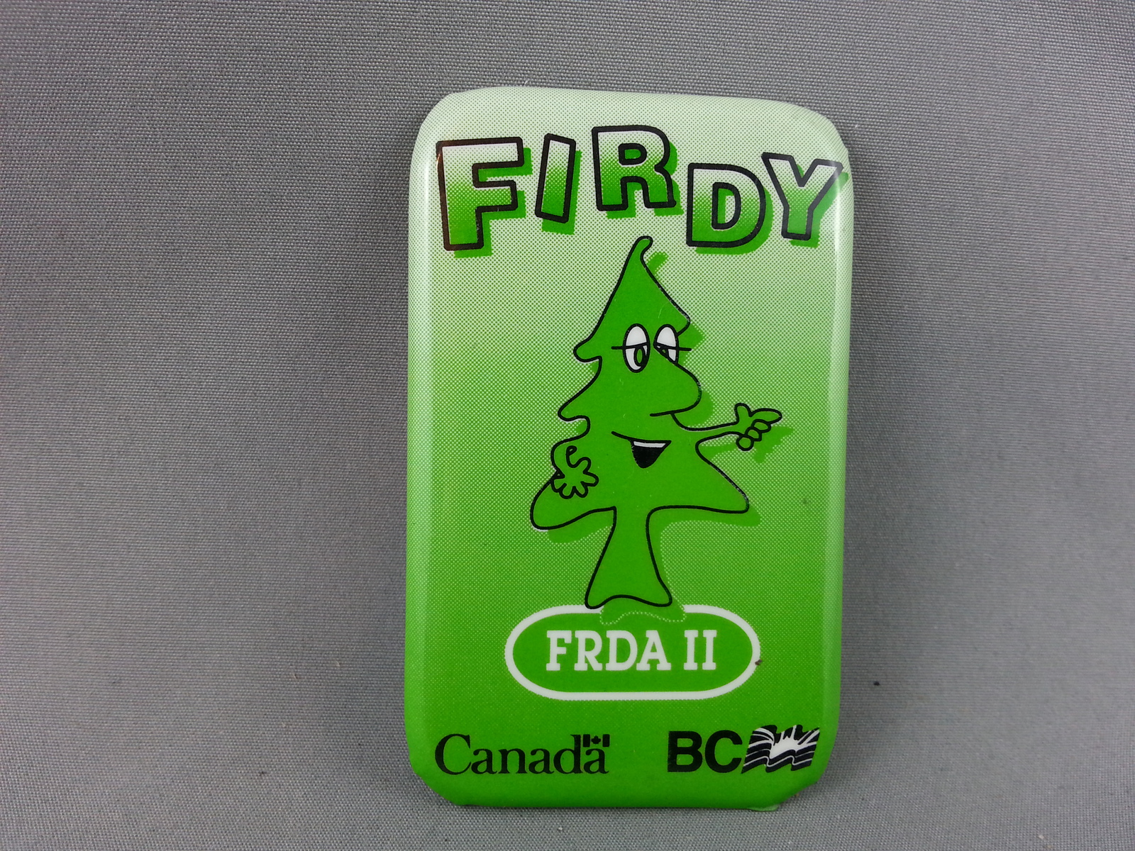 Canadian Tourist Pins - BC Parks Pin Firdy the Fir - Metal Pin - $15.00