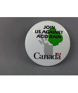 Vintage Government of Canada Pin - Stop Acid Rain - True 1980s Goodness !!! - £11.79 GBP