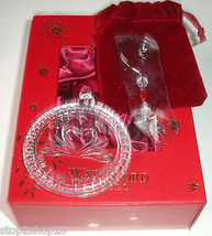 Waterford Our First Christmas Round Ornament Undated Crystal 2014 #16458... - $24.90