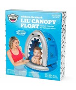Bigmouth Inc Nibbles The Shark Lil’ Canopy Float Raft Up To 40 Lbs. 12-3... - £19.92 GBP