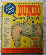 1941 Walt Disney Dumbo Song Book 100 Songs Exc.  Condition - $17.00