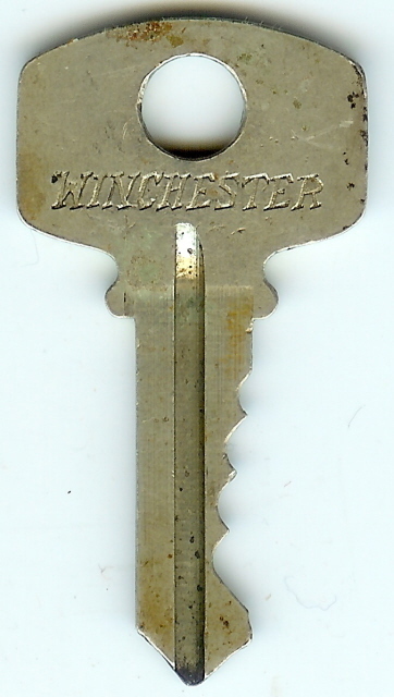 Vintage Original Winchester  Padlock Key 1920s ? - $23.00