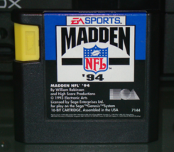 Sega Genesis   Ea Sports   Madden Nfl &#39;94 (Game Only) - £9.43 GBP