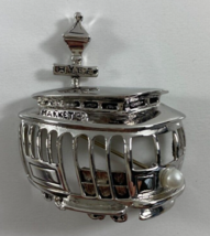 Tortolani Silver Tone Signed San Francisco Cable Car Pin Brooch Market Hyde St - $24.74