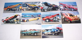 Lot #23 (10) Assorted 1960&#39;s-70&#39;s FUNNY CAR 4x6 Color Drag Racing Photos - £11.84 GBP