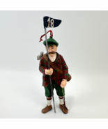 Vintage Golf Theme Ornament Golf Shoes or Scottish Golfer 5 inch tall - $224.64 MXN