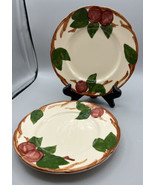 Plates Franciscan Apple  Pattern 2 Dessert Plates 8 Inches 1975-76 USA - £9.56 GBP
