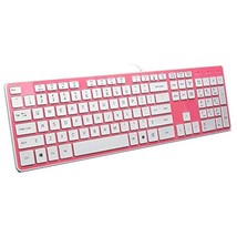 Wired Usb Keyboard With Cover/Protector Skin, Comfortable Quiet Scissor Keys, Du - £45.69 GBP