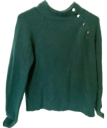 J Crew Womens  Green Mock Turtleneck XS - $5.99