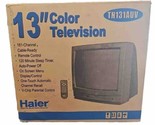 Haier Television TN131AUV 13&quot; CRT Retro Gaming TV Vtg New NIB W Remote - £155.02 GBP