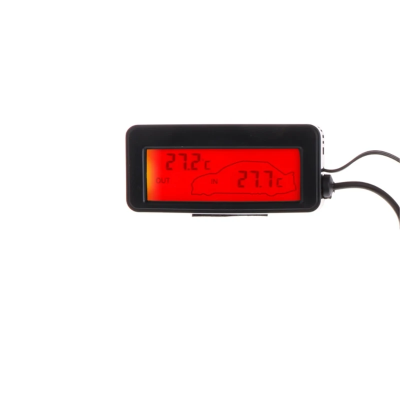 Thermometer,Mini Digital Car LCD Display Indoor Outdoor Thermometer 12V Vehicles - £173.78 GBP