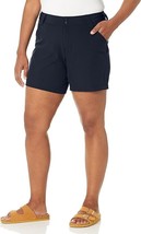 Columbia PFG Coral Point III 7&quot; Shorts Womens 2 Navy Blue UPF 50 NEW - £25.59 GBP