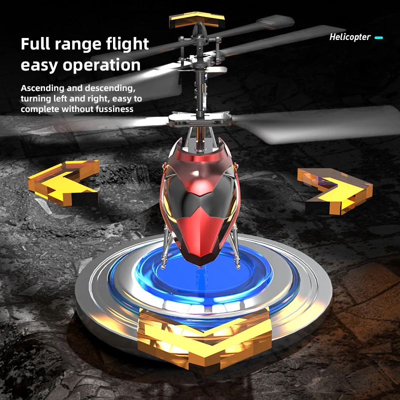 2.5CH RC Helicopter Electric Remote Control Airplane Resistant Collision Alloy - £35.69 GBP+