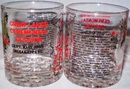 Shriners 1965 Great Lakes Ceremonial Session Glasses - £6.24 GBP