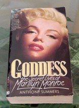 GODDESS-Secret Lives of Marilyn Monroe-Illustrated 1986 Onyx Vintage Paperback - £15.73 GBP