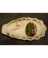 Cuyahoga County Courthouse Ashtray As Seen From Lake Cleveland White and... - $19.99