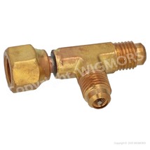 Robinair Swivel Access Tee 1/4&quot; MFL x 1/4&quot; FFL x 1/4&quot; MFL w/Core  - $16.89