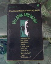 1964 Harold Q. Masur Tall, Dark And DEADLY-Scott Jordan-Avon Vintage Paperback - £7.98 GBP