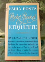 Emily Post&#39;s Pocket Book of Etiquette-1967 1st Pocket Vintage Paperback - £9.57 GBP