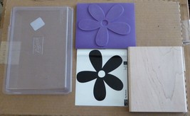 NEW 2007 Stampin Up Big Blossom Flower Floral Daisy Petals Large RUBBER ... - £10.04 GBP