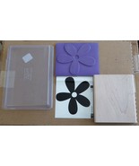 NEW 2007 Stampin Up Big Blossom Flower Floral Daisy Petals Large RUBBER STAMP - £10.11 GBP