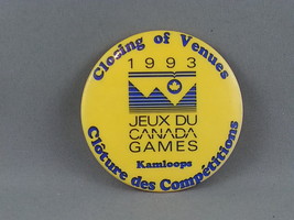 Jeux Canada Games Pin - Closing Ceremonies Kamloops 1993 - Celluloid Pin  - $15.00