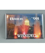 Vintage Canadian Curling Pin - Brier 1998 Winnipeg - Paper Pin  - £11.99 GBP