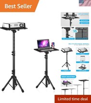 Adjustable Projector and Laptop Tripod Stand 23&quot;-46&quot; with Gooseneck Holder - $54.00