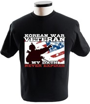 Korean War Veteran Shirt My Oath Never Expires Us Army - £13.54 GBP+