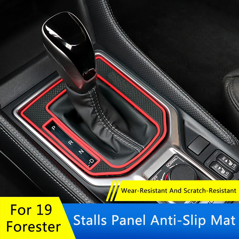 QHCP Auto Gear Shift Non-Slip Mat Latex Anti-Slip Anti-skid Pad For Subaru - £10.77 GBP