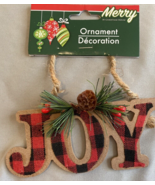 &quot;JOY&quot; Hanging Christmas Ornament-Brand New-SHIPS N 24 HOURS - €12,72 EUR