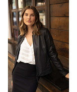 Mauritius Women&#39;s Soft Lambskin Leather Jacket - $331.12 CAD