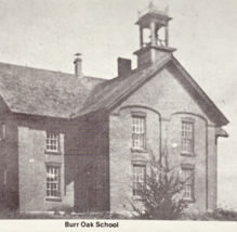 VTG Burr Oak School House Mary &amp; Laura Ingalls IA Iowa Postcard 5.5&quot; x 3.25&quot; - $6.79