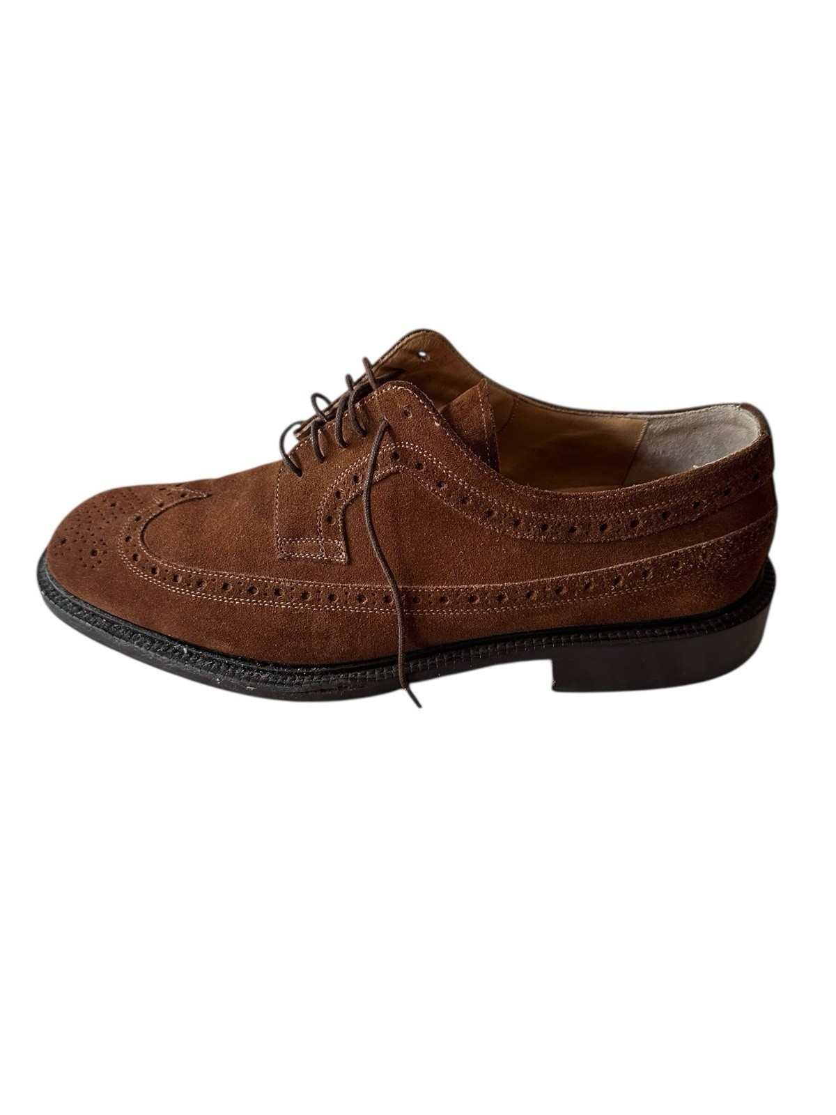 Cole Haan Country Wingtip Oxford Suede Loafers Man 10.5 D US Shoes Italy Brown  Item image 2