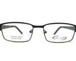 Eight to Eighty Eyeglasses Frames FRANK M.BLACK Matte Black Wire Rim 51-... - $37.18