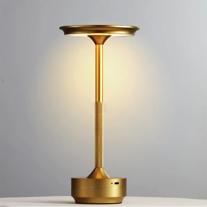 Simple LED Table Lamp Restaurant Bar Dimming Atmosphere Retro Bedroom Po... - $28.19+