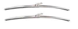 OER 16&quot; Anco Style Stainless Steel Wiper Blade Set 1966-1967 Charger Satellite  - £37.64 GBP
