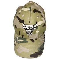 NBA Chicago Bulls Fan Favorite Camo Adjustable Hat (p2) - £11.85 GBP
