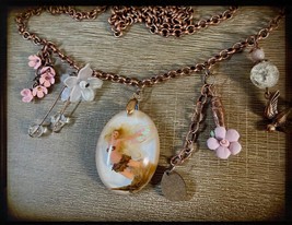 Gorgeous Fairy Resin Charm Necklace - Handcrafted with Love and Attention to Det - £76.00 GBP