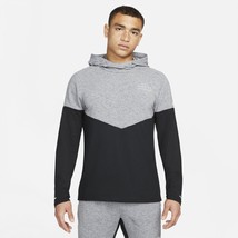 Nike Mens Therma-FIT Element Run Division Running Hoodie DM4638-010 Black Size M - £78.56 GBP