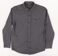 Rohan Newtown Shirt Mens Medium Tan Blue Checks UV Odor Protection Hiking - £28.21 GBP