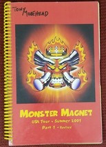 Monster Magnet - Vintage Original Mgr. 2001 Tour Band Crew Only Tour Itinerary - £28.06 GBP