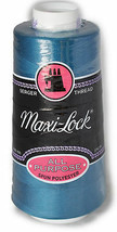 Maxi Lock All Purpose Thread Dark Turquoise 3000 YD Cone  MLT-020 - £5.05 GBP