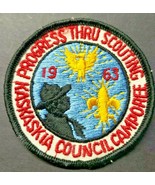 1963 B.S.A - Boy Scout of America Patch Kaskaskia Shooting Camporee 3&quot; O... - £13.34 GBP