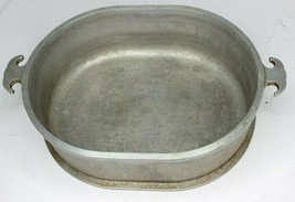 Vintage Guardian Service Ware Aluminum Oval Roaster Pan 12&quot;X9&quot;x4&quot;Deep - NO LID - £16.93 GBP